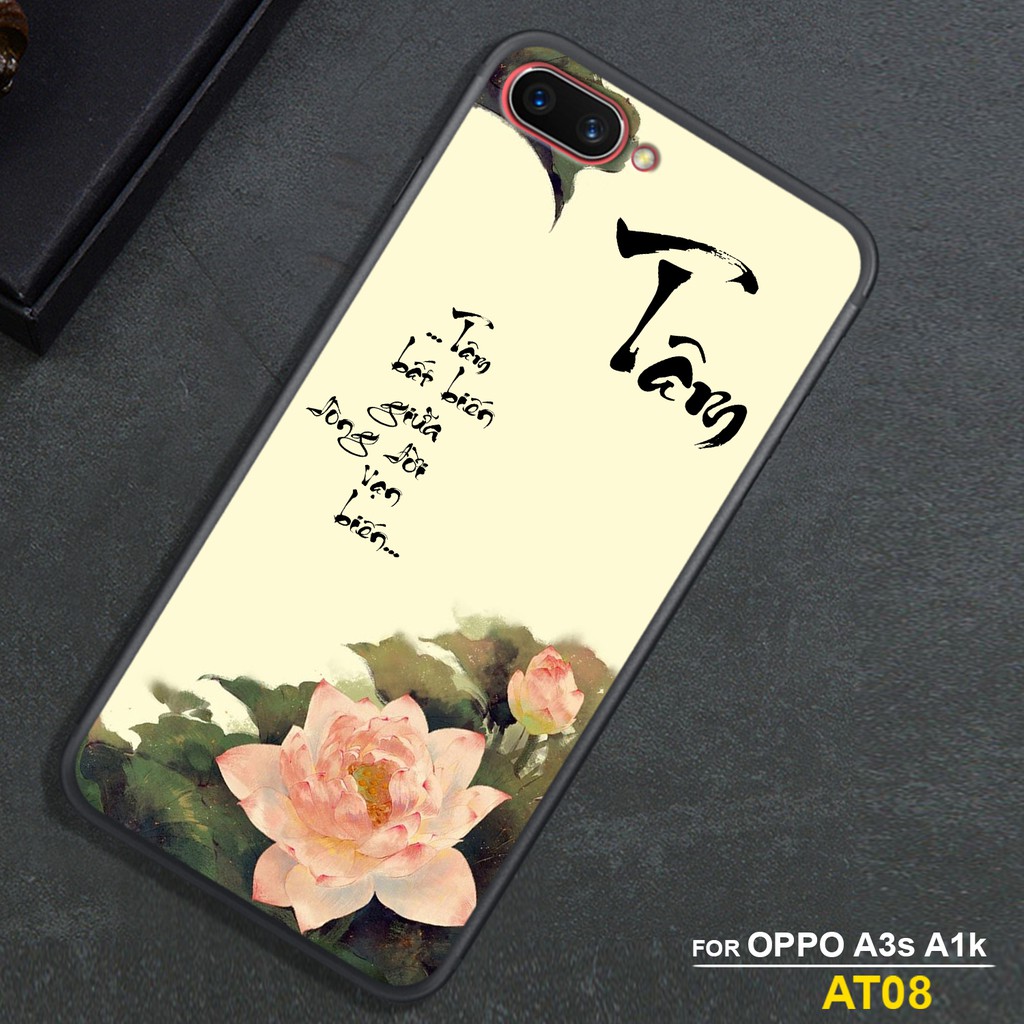 Ốp lưng OPPO IN HÌNH CHỮ THƯ PHÁP dành cho máy OPPO A3S-A1K