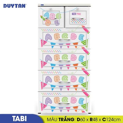 Tủ nhựa Duy Tân Tabi 5 tầng 6 ngăn H159/5 (Nhiều màu)