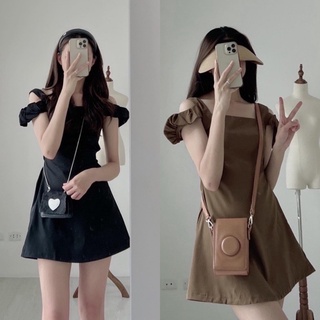 [ẢNH THẬT]VÁY TRỄ VAI TRƠN CHUN SAU VTVTCS
