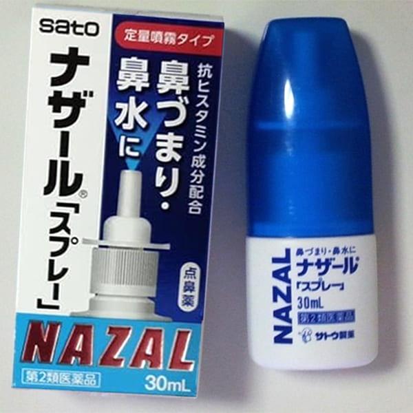 Xịt Mũi Viêm Xoang Nazal Sato Nhật Bản 30 ml - Xịt Khoáng