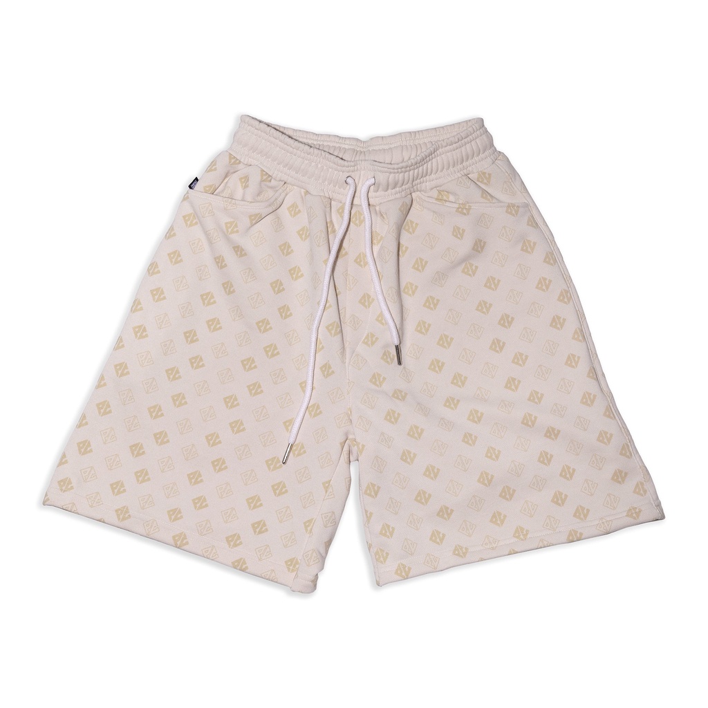 Quần PC BRAND - PC Cafe Monogram Short Chân Cua 100% Cotton