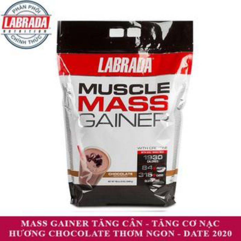 Tăng Cân Nhanh 1Kg Muslce Mass Gainer Chính Hãng BBT