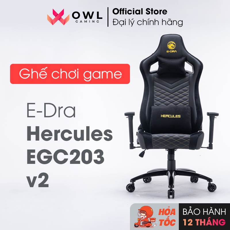 Ghế gaming E-Dra Hercules EGC203 v.2 (Bản 2022) - Hàng chính hãng