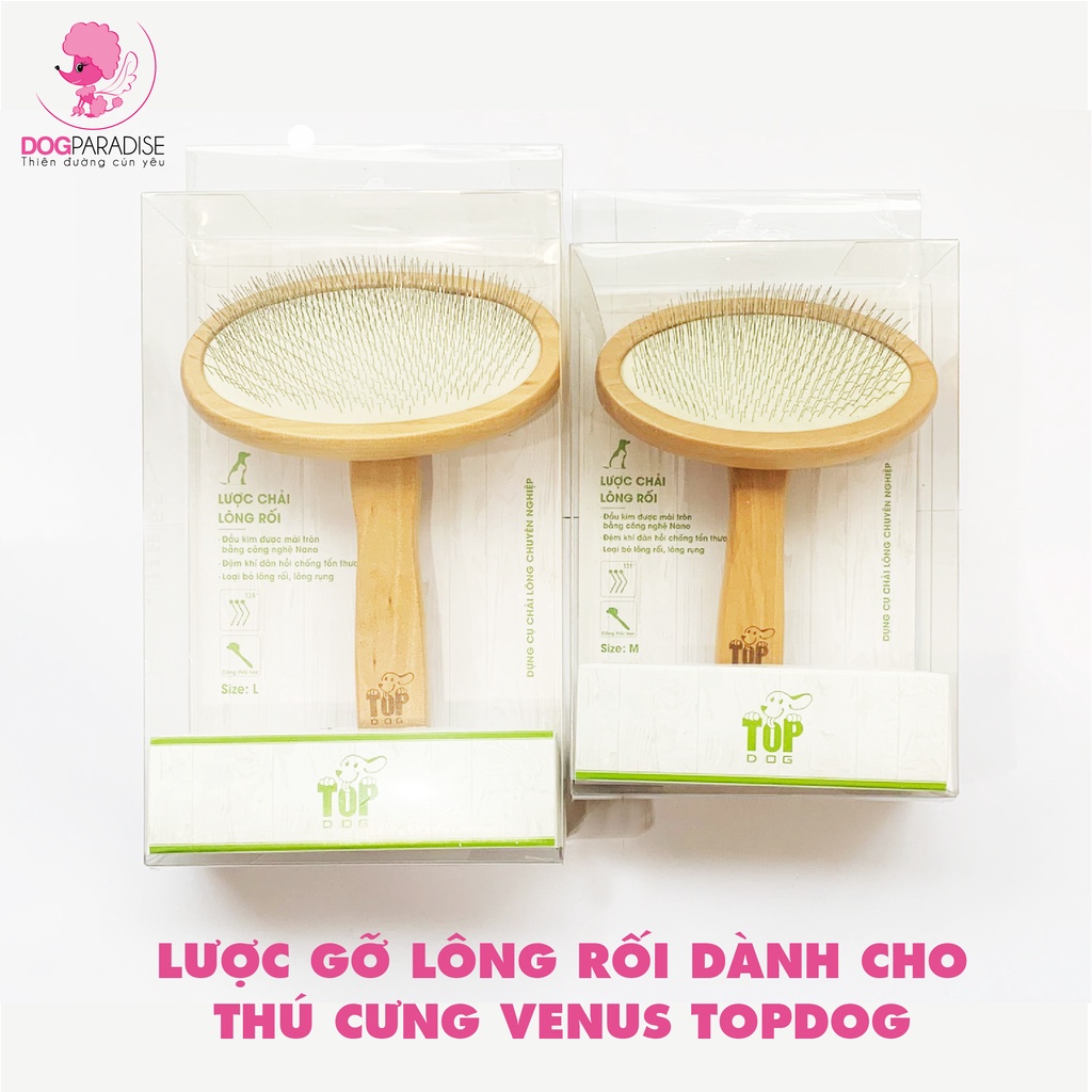 Lược gỡ lông rối đánh tơi lông chó mèo TOPDOG - Dog Paradise
