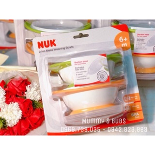 BỘ 2 BÁT ĂN NUK CHỐNG ĐỔ CÓ NẮP