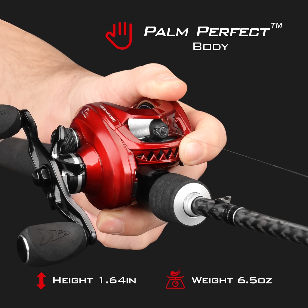 Máy câu ngang KASTKING 8KG 11+1 BBS tỷ lệ chuyển động 5.4:1 chuyên dụng chất lượng cao