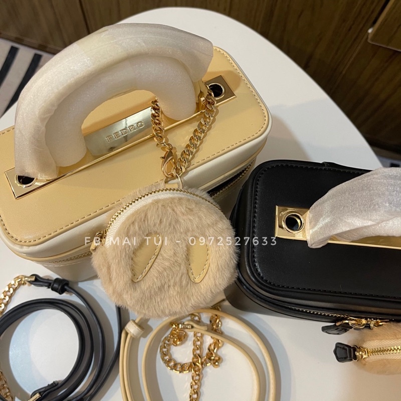 Túi cốp pedro tặng kèm móc treo ví