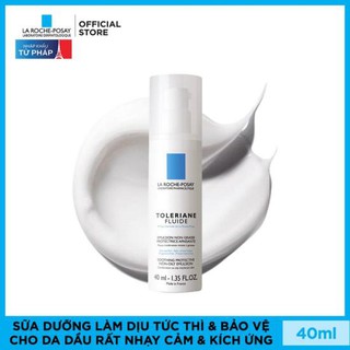 SỮA DƯỠNG DA TOLERIANE FLUID laroche posay Sữa dưỡng giúp làm dịu da. Dành cho da dầu và da hỗn hợp rất nhạy cảm
