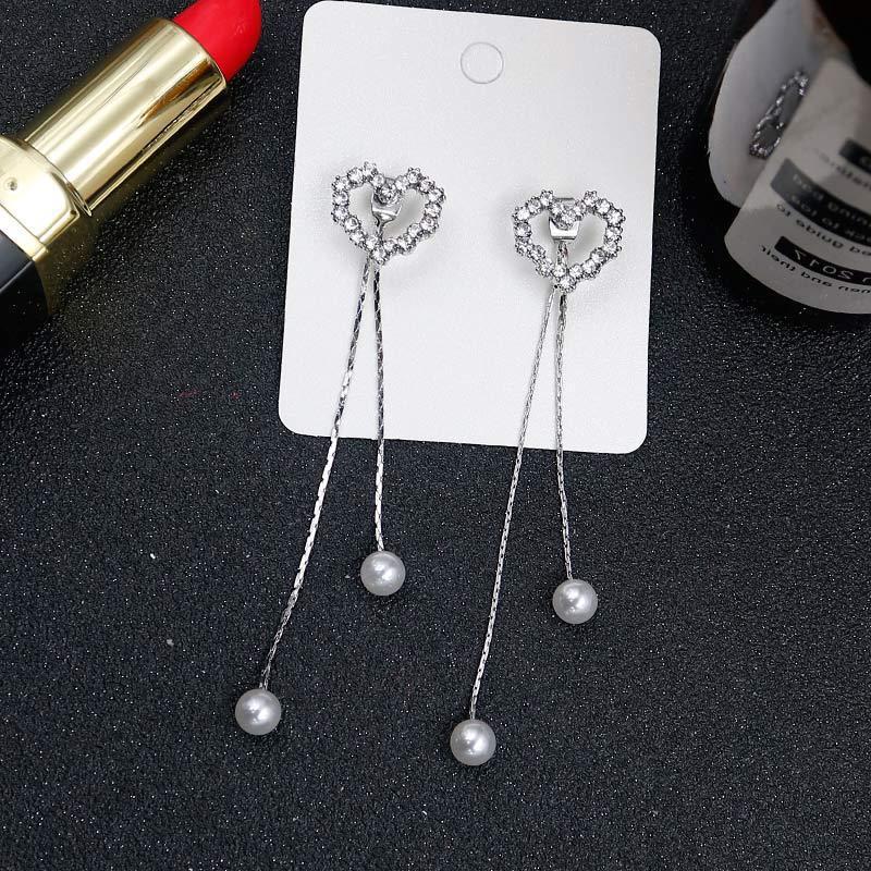 Khuyên tai dáng dài phong cách Hàn Quốc xinh xắn thời trang dành cho nữ