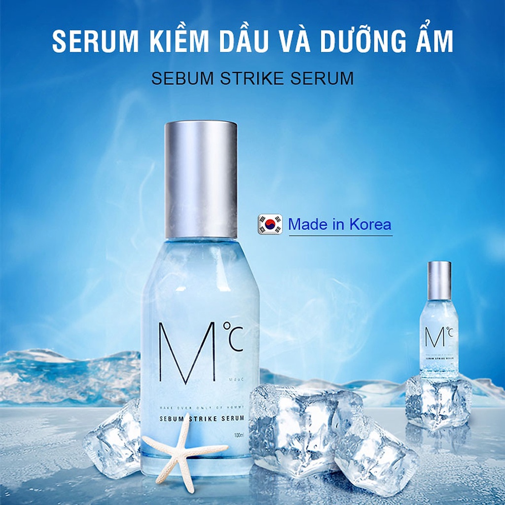 Set Kiềm Dầu Cho Nam MdoC Sebum Strike Set - Set Quà Tặng Chăm Sóc Da Nam