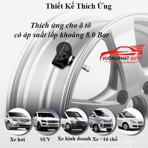 Cảm Biến Áp Suất Lốp Ô Tô Steelmate MT11 Pro Van Trong Cao Cấp, Sạc Pin Năng Lượng Mặt Trời Bảo Hành Chính Hãng 3 Năm