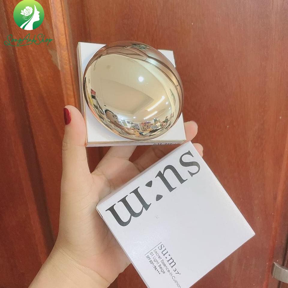 Phấn nước “nước thần” Sum37 Secret Essence In Cushion phiên bản 2021 SPF50+/PA+++(#1 Light Beige) | BigBuy360 - bigbuy360.vn