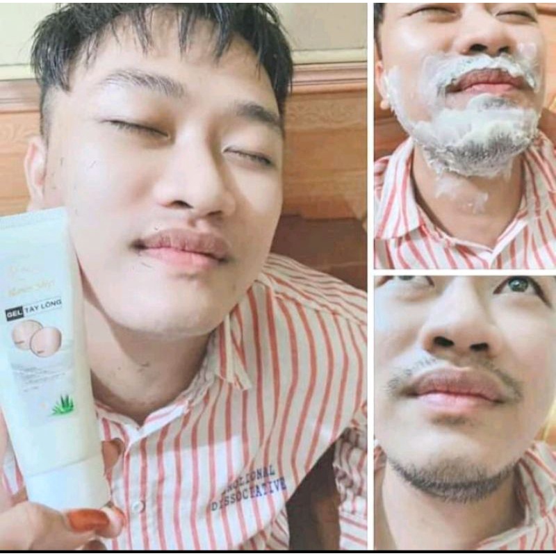 CHAI KEM TẨY LÔNG RÂU TOÀN THÂN NAM VÀ NỮ TẨY SẠCH KHÔNG ĐAU SE KHÍT CHÂN LÔNG CHO LÀN DA TRẮNG MỊN ĐẸP