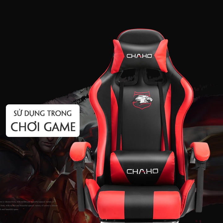 Ghế gaming có massage,Ghế ngồi chơi game xoay 360 độ đẹp và sang trọng