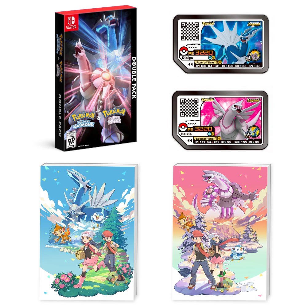 Băng Game Nintendo Switch Pokemon Brilliant Diamond &amp; Pokemon Shining Pearl Double Pack