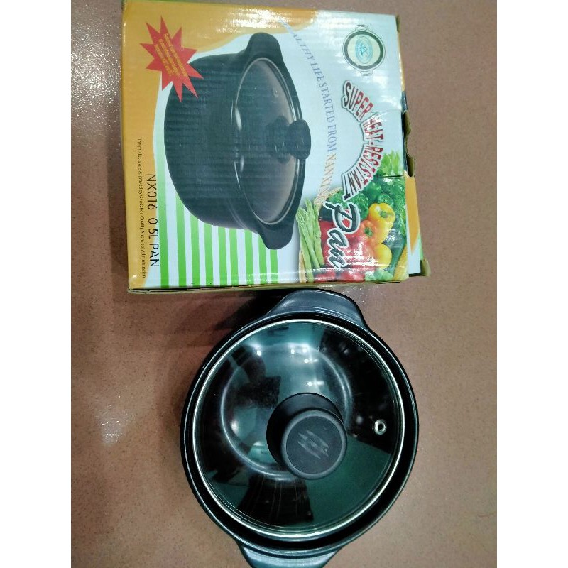 Nồi kho cá bằng đất nung tráng men đủ số
