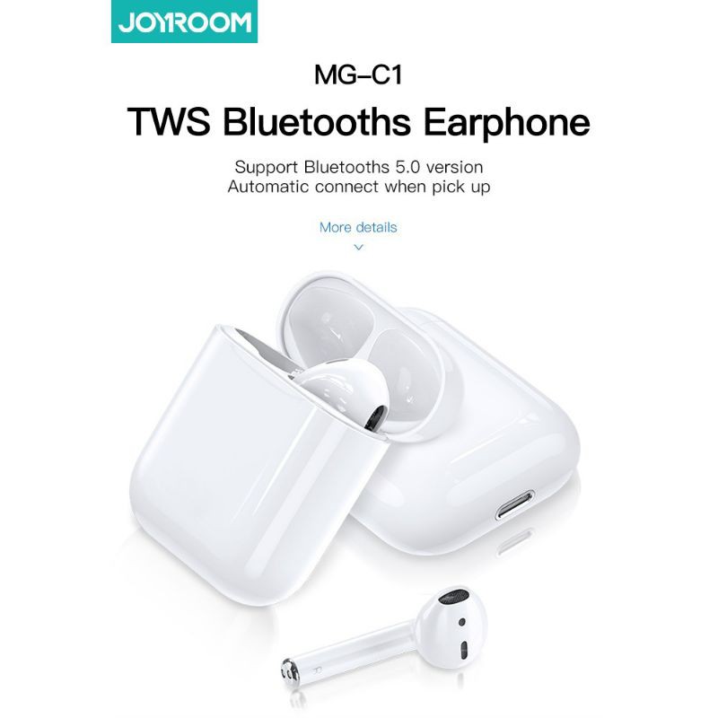 Tai Nghe Nhét Tai Joyroom Mg-C1 Tws Kết Nối Bluetooth Âm Thanh Siêu Trầm