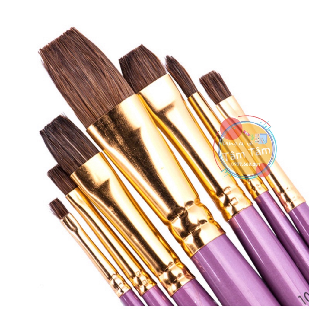 [TÂM TÂM] Bộ cọ vẽ màu nước Mont Marte Gallery Brush Sets Watercolour