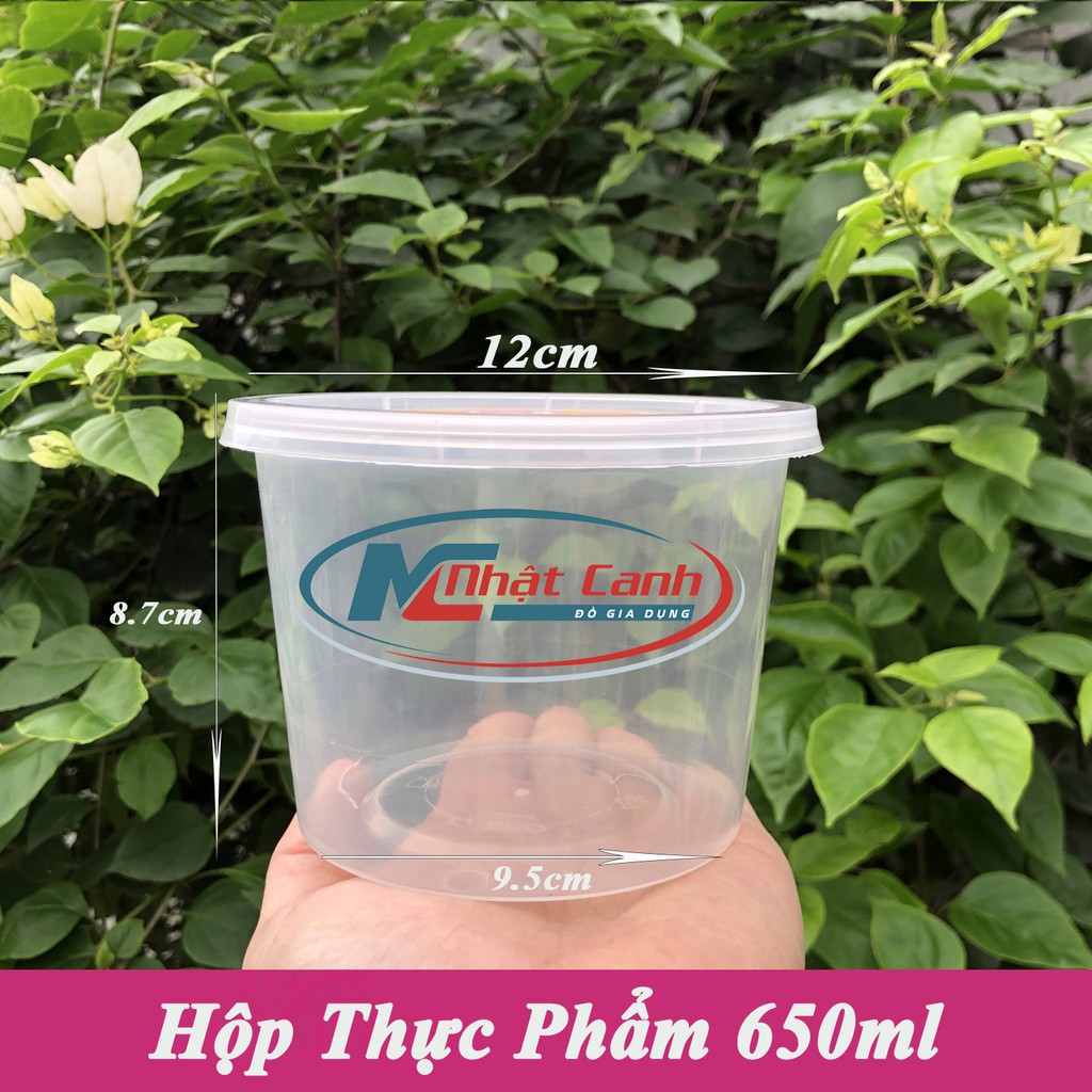 Combo 10 Hộp Nhựa Đựng Thực Phẩm Chữ Nhật - Tròn Dùng Được Cho Lò Vi Sóng Có Nắp Đạy | BigBuy360 - bigbuy360.vn