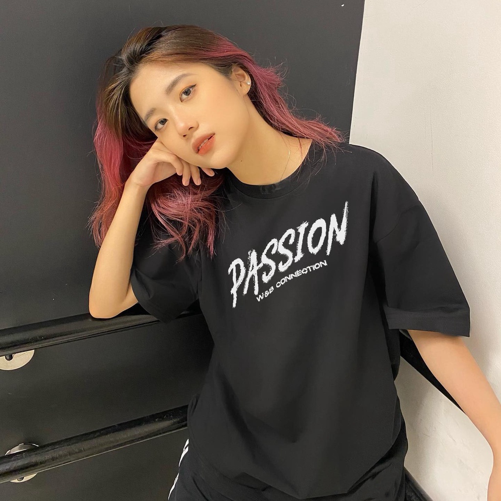 Áo thun in hình, Áo thun nam nữ tay lỡ Passion Form rộng vải cotton 100% thoáng mát In hình Baby Face | BigBuy360 - bigbuy360.vn