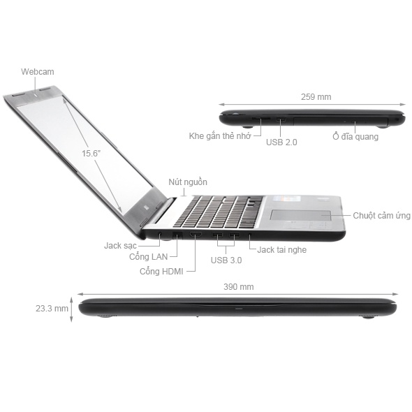 LAPTOP DELL INSPIRION 5567 | BigBuy360 - bigbuy360.vn
