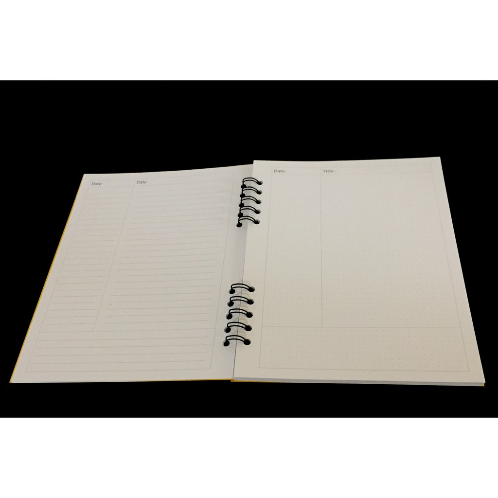 Sổ tay ghi chép theo phương pháp Cornell - 19x24 cm (tương đương B5) -  150 trang tự chọn (dot / grid / trơn / kẻ ngang)