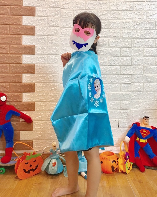 Áo choàng Elsa các siêu anh hùng hoá trang halloween