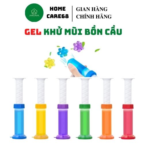 Gel khử mùi bồn cầu, nhà vệ sinh 💢DIỆT KHUẨN💢 toilet dạng thạch hình bông hoa với 5 mùi thơm