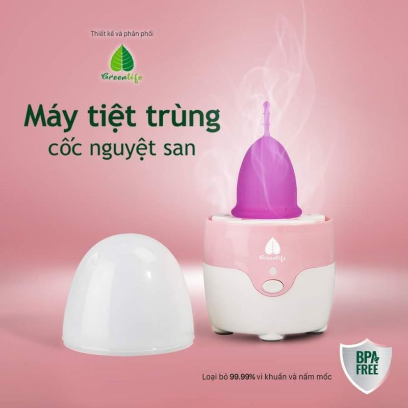 Máy tiệt trùng cốc nguyệt san Green Life