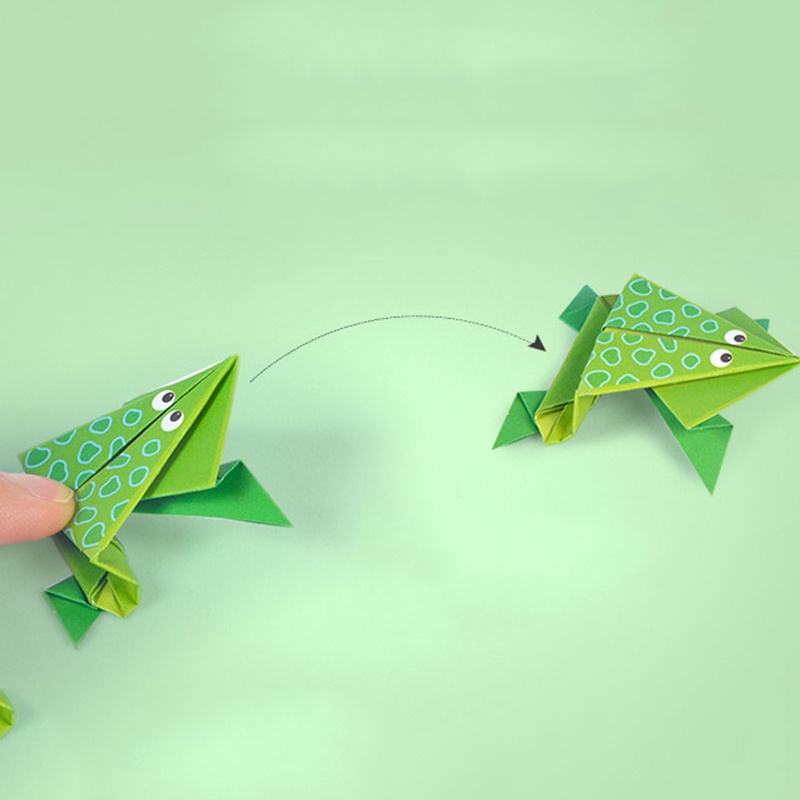 108 Pcs Cartoon Origami Book Paper Arts and Craft DIY Handmade 3D Puzzle Animal Crafts for Kids Educational Child Toy