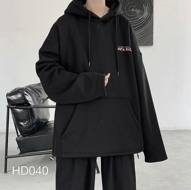 Áo hoodie nam nữ VN CLO in chữ costa - HD040