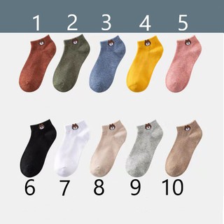 Tất/ Vớ ngắn gấu nâu dễ thương gấu Brown đáng yêu