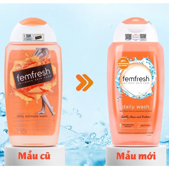 Dung dịch vệ sinh phụ nữ Femfresh Daily Intimate Wash 250ml