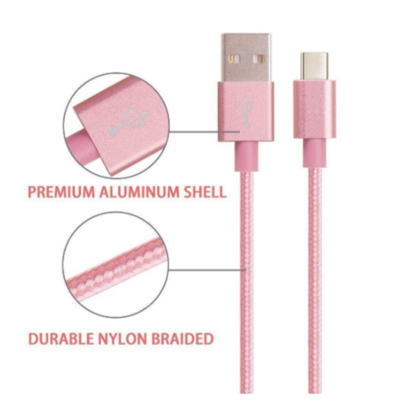 Dây Cáp Sạc Truyền Dữ Liệu Nhanh Cổng Micro Usb & Type C Cho Iphone Huawei Xiaomi