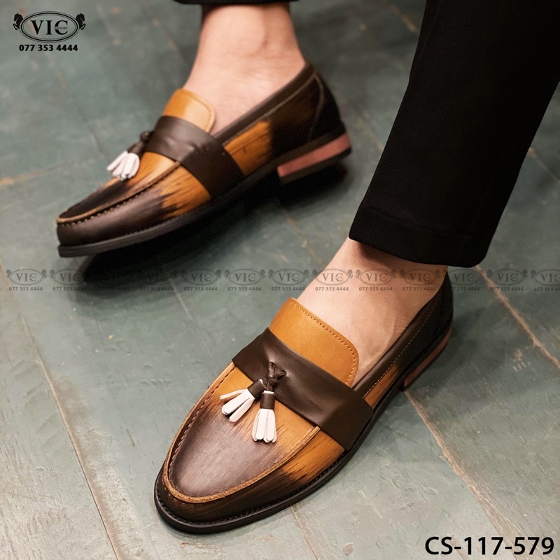 Giày da bò nam nâng chiều cao siêu đẹp, siêu đẳng cấp ,đế GỖ PHÍP có lớp cao su rất êm được khâu chắc chắn ! CS-117