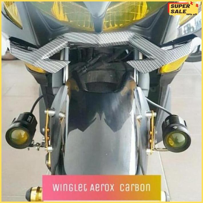 Cánh Phụ Kiện Thay Thế Bằng Sợi Carbon Cho Xe Máy Yamaha Aerox 155
