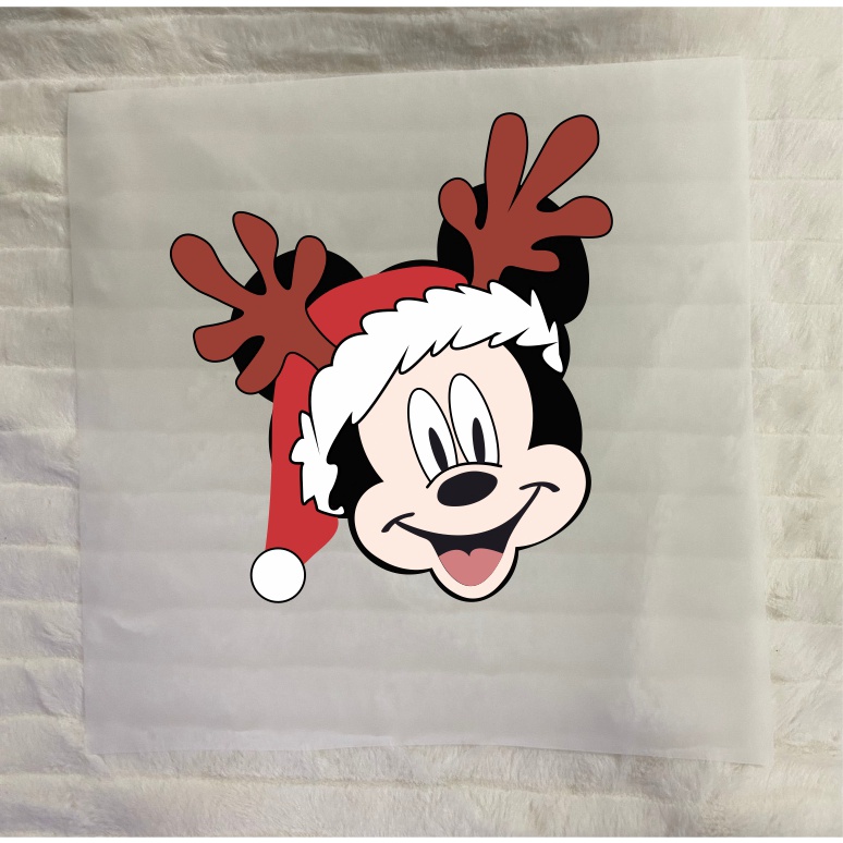 Hình nhiệt decan pet chủ đề mickey đủ kích thước