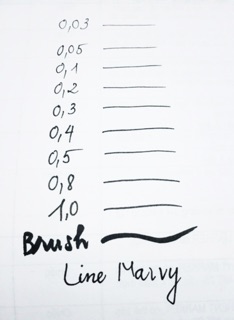 BÚT LINE MARVY UCHIDA