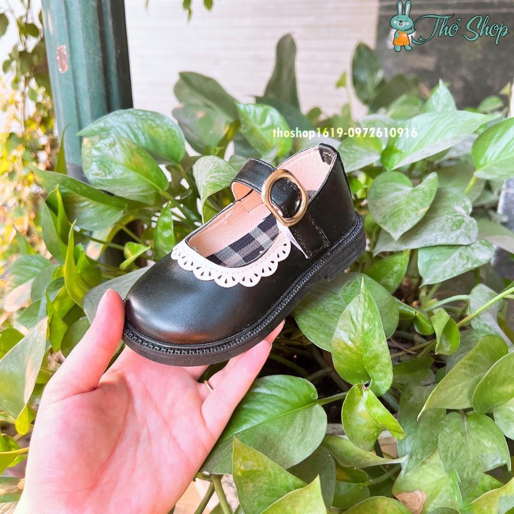 Giày búp bê bé gái đế mềm chống trượt vintage siêu yêu(kèm ảnh thật )