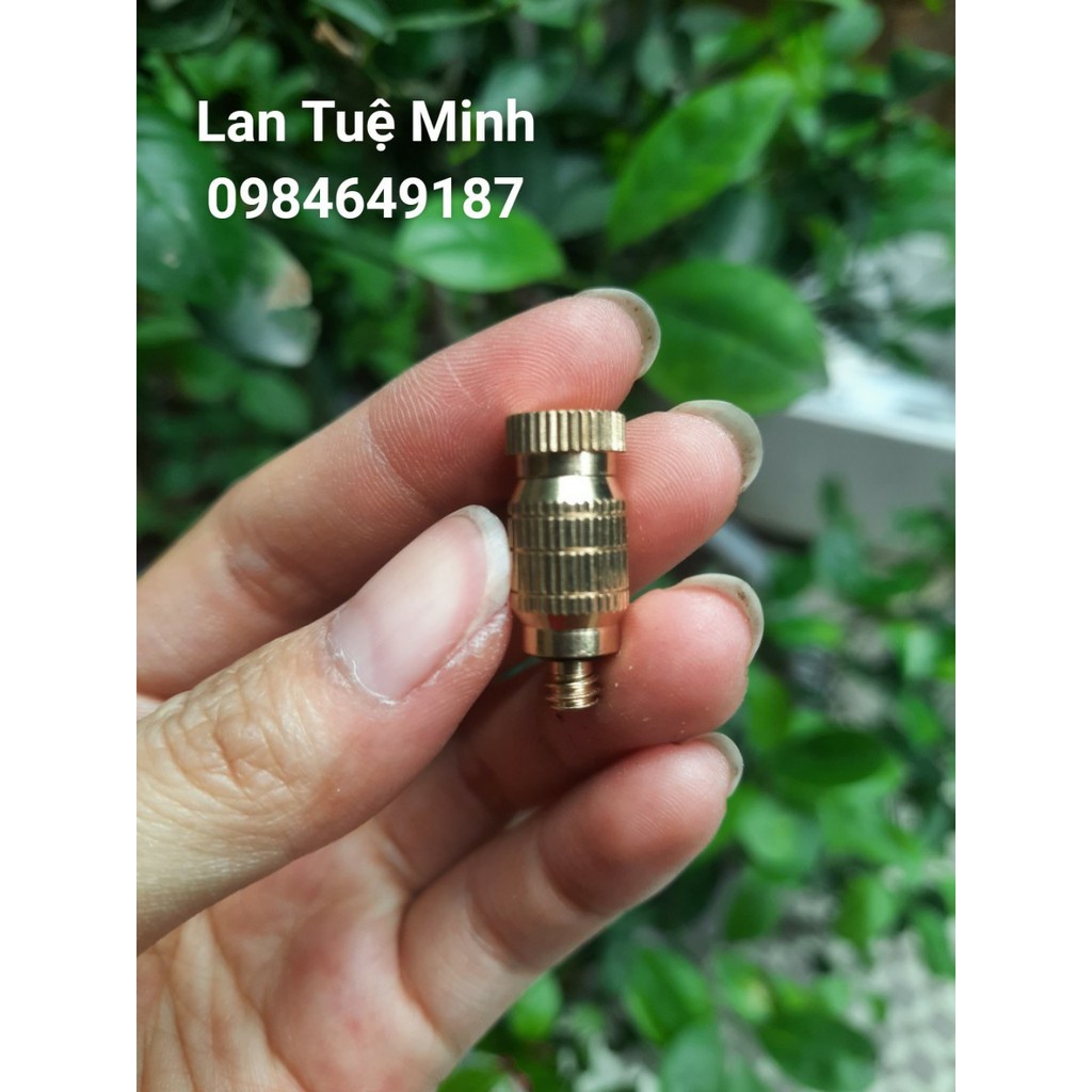 Combo 5 Đầu bep phun sương số 4 cỡ 0,4mm chất liệu đồng thau Loại 3010
