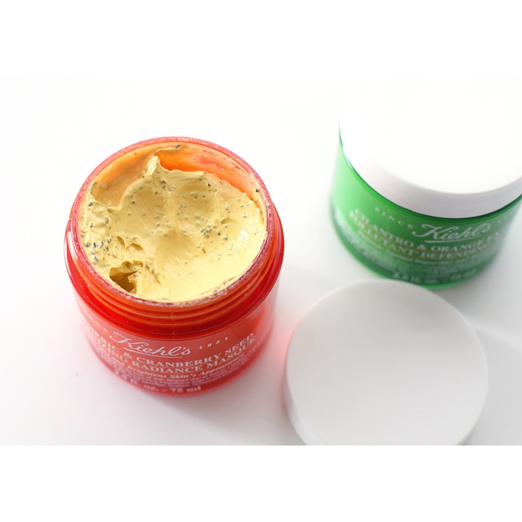 Mặt nạ nghệ Kiehl's Turmeric &amp; Cranberry Seed Energizing Radiance Masque 100ml