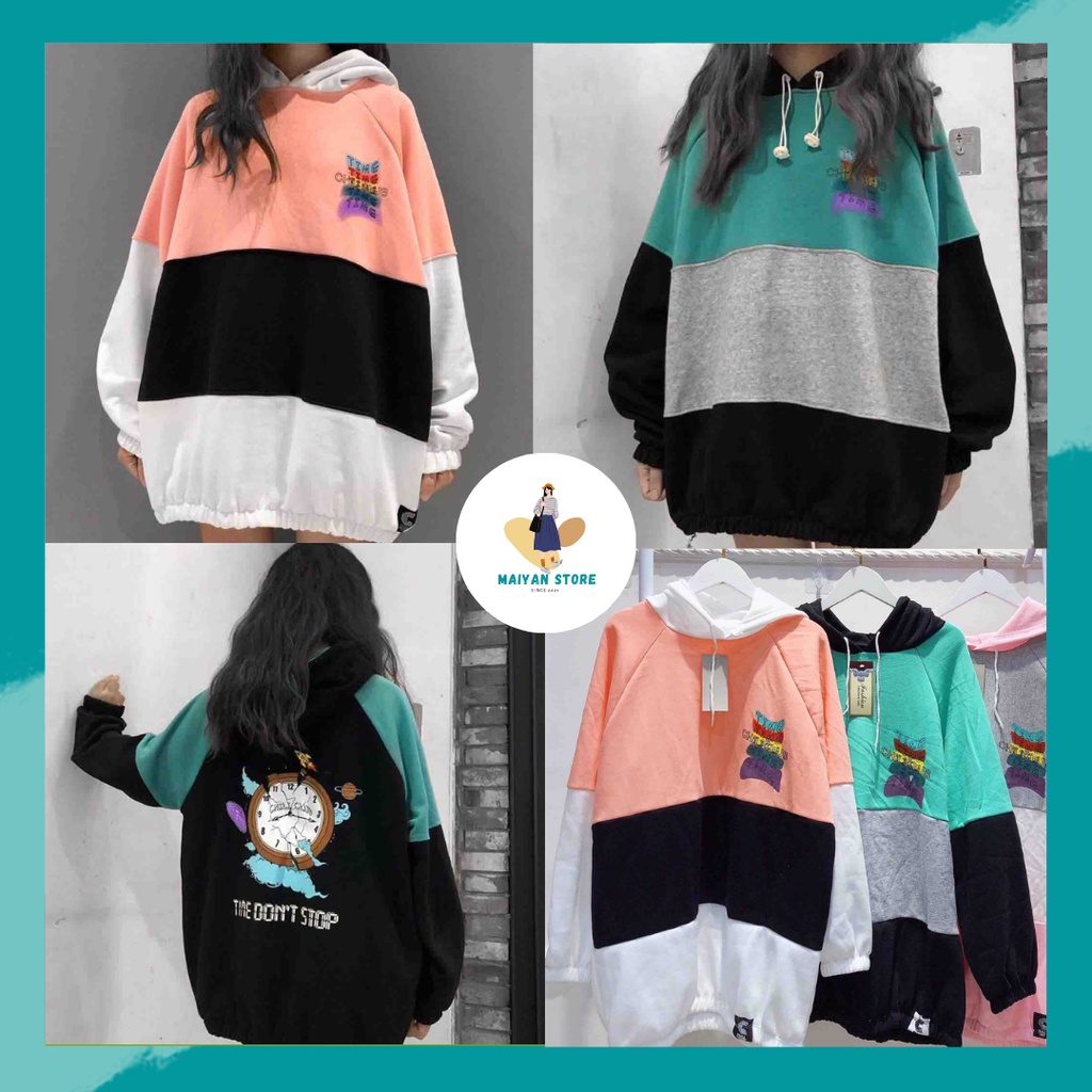 𝐌𝐀𝐈𝐘𝐀𝐍 Áo Nỉ Cotton Zaclang In Hình Đồng Hồ 2021 [ Ảnh/Video Cận Chất + Đánh Giá ]