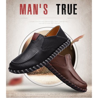 free Giày da mềm sang trọng phong cách vintage cho nam uy tín Uy Tín 2020 Az1