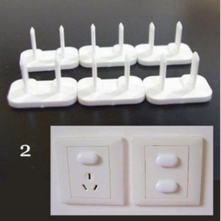 Combo 10 Nút Bịt Ổ Điện Loại 2 Chấu