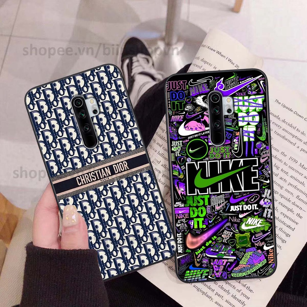 Ốp Xiaomi Redmi Note 8 / Note 8 Pro in hình thương hiệu nhiều màu sắc thể thao cá tính thời trang