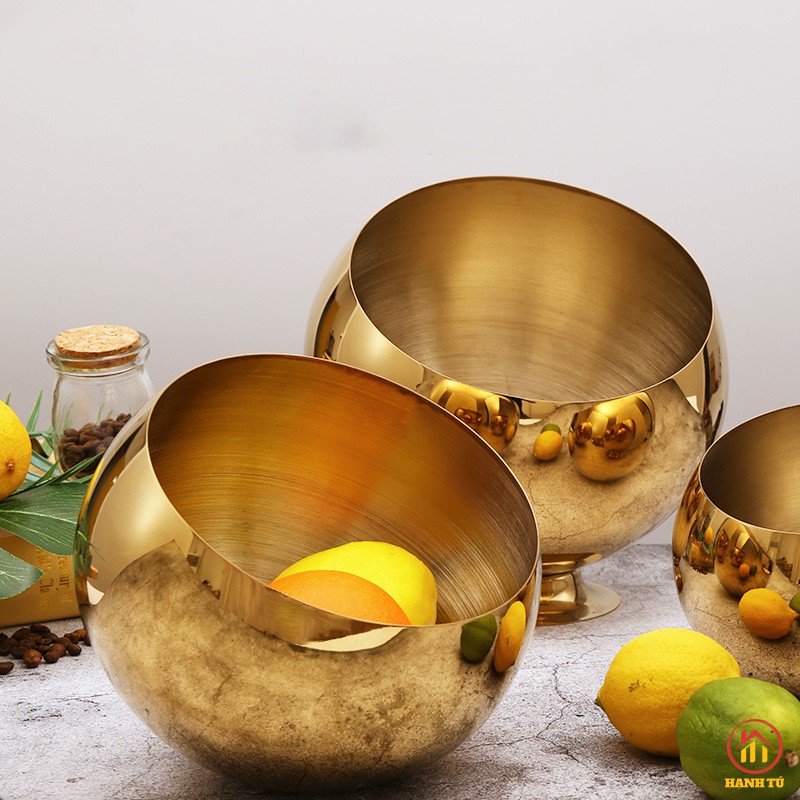 [Mã LIFE50KALL giảm 10% đơn 200K] Bát Đựng Hoa Quả [INOX 304], 3 màu sắc sang trọng, đẳng cấp, giao hàng nhanh chóng