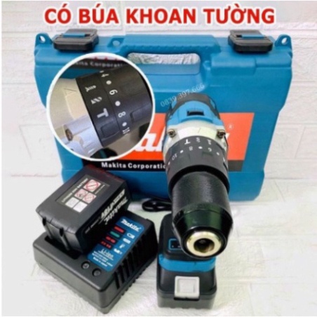 Máy Khoan Pin Từ Makita 199V Động Cơ Không Chổi Than Lõi Đồng 100% sử dụng dễ dàng, phù hợp làm việc cho mọi công trình