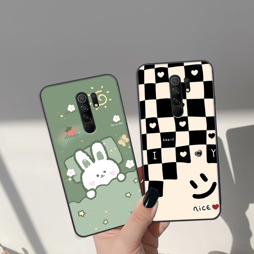 Ốp lưng Xiaomi REDMI 9 in hình Gấu nâu - hồng, Gấu Be@rick  cực CUTE, DỄ THƯƠNG