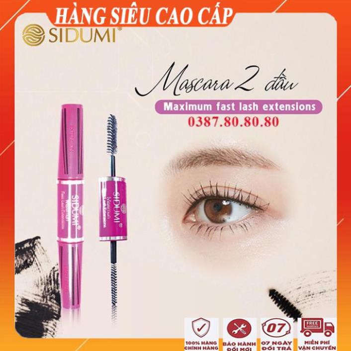 [ Freeship - HÀNG SIÊU CAO CẤP ] Mascara sidumi 2 đầu đa năng cao cấp/ Chuốt mi siêu đẹp cong dài tự nhiên gấp 5 lần