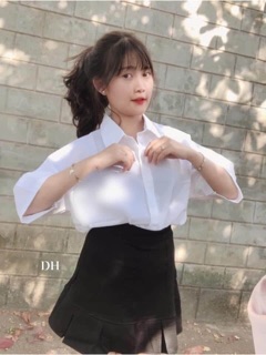 Áo sơ mi tay lỡ